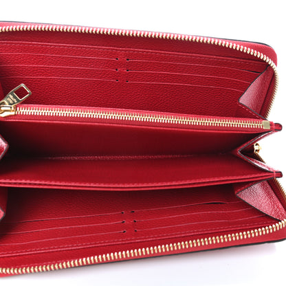 Louis Vuitton Empreinte Zippy Wallet Scarlet 4 of 4