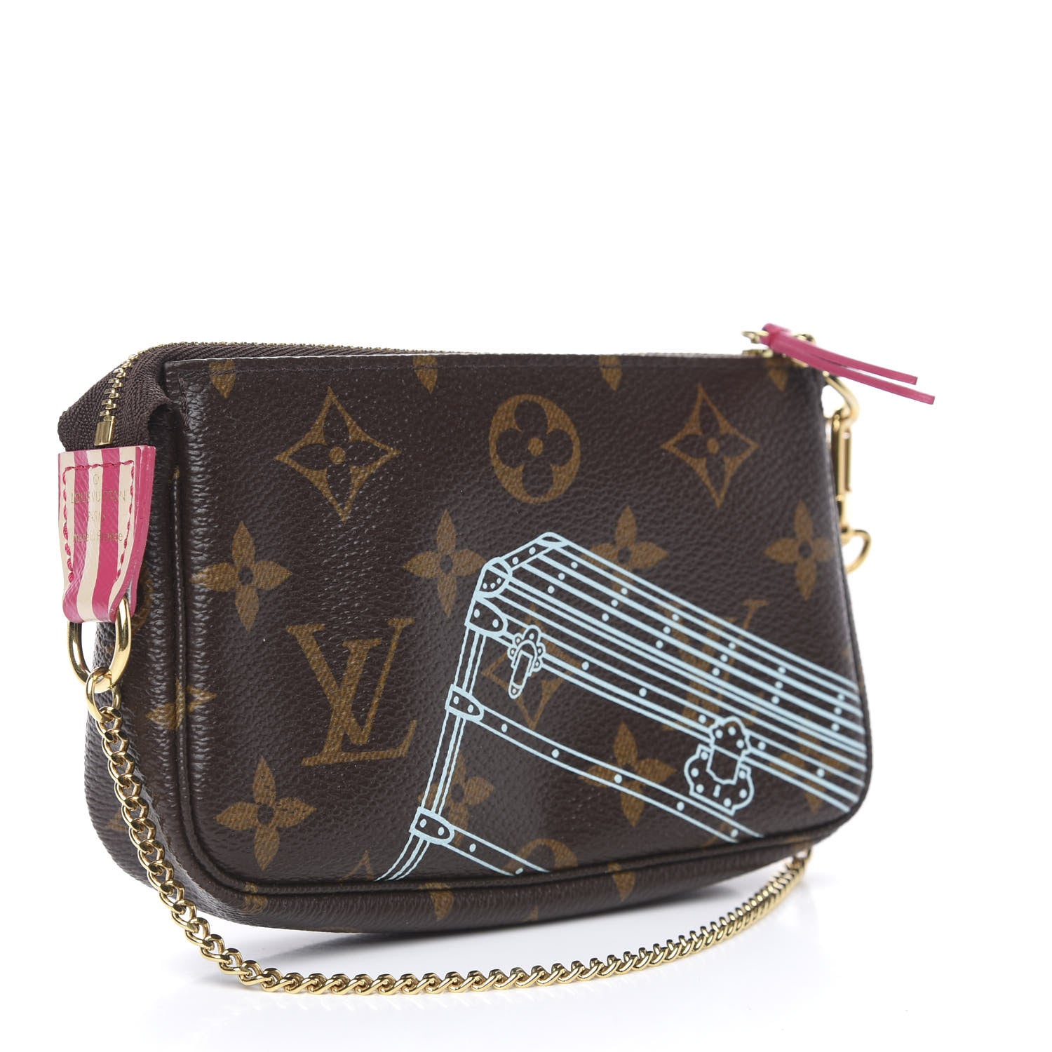 Louis Vuitton Monogram 2014 Christmas Animation Mini Pochette Accessories 2 of 9