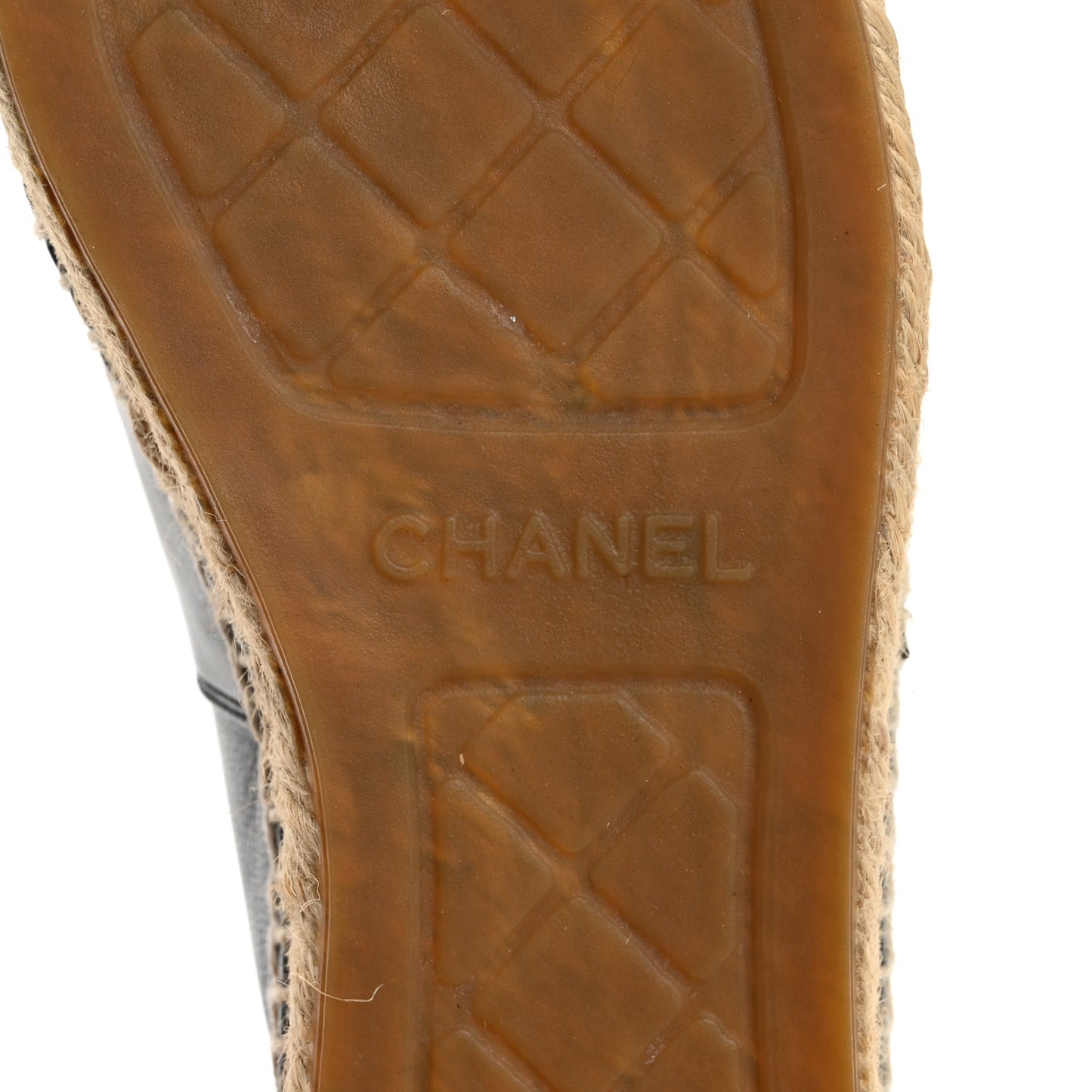 Lambskin CC Espadrilles 38 Black