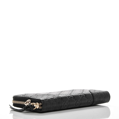 Gucci Guccissima Signature Microguccissima Bree Zip Around Wallet Black 4 of 6