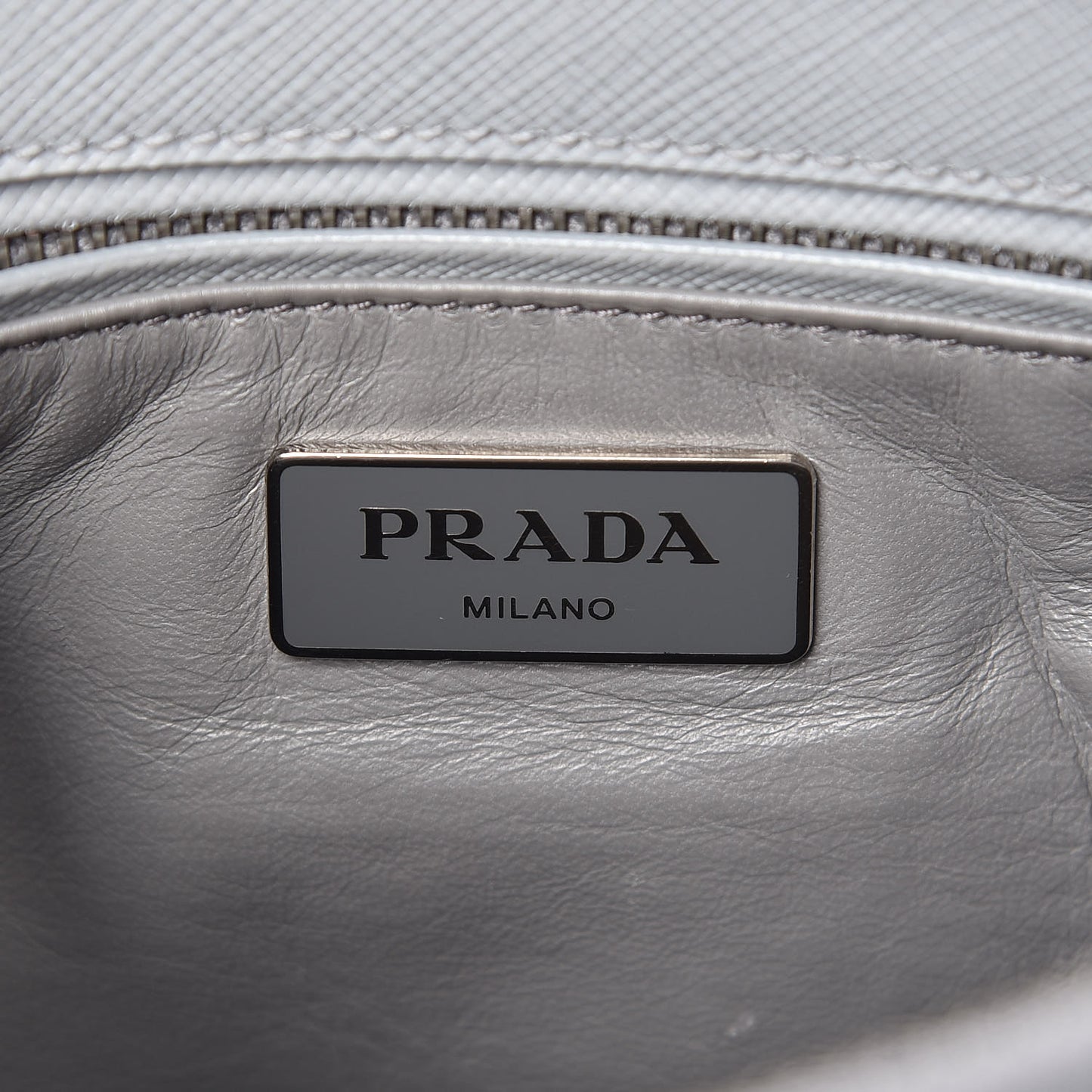 Saffiano Small Galleria Double Zip Tote Granito