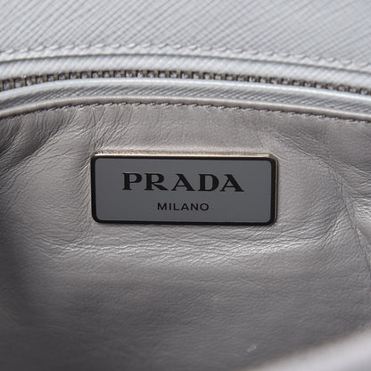 Prada Saffiano Small Galleria Double Zip Tote Granito 6 of 9