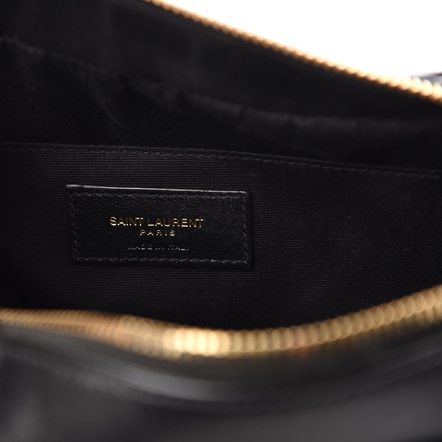 Calfskin Matelasse Monogram Lou Camera Bag Black