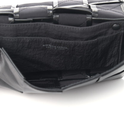 Bottega Veneta Paper Calfskin Intrecciato Cassette Belt Bag Black 5 of 8