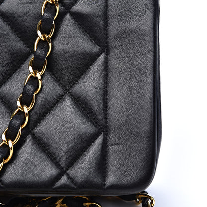 Chanel Lambskin Quilted Small Single Flap Bag Black 10 of 14