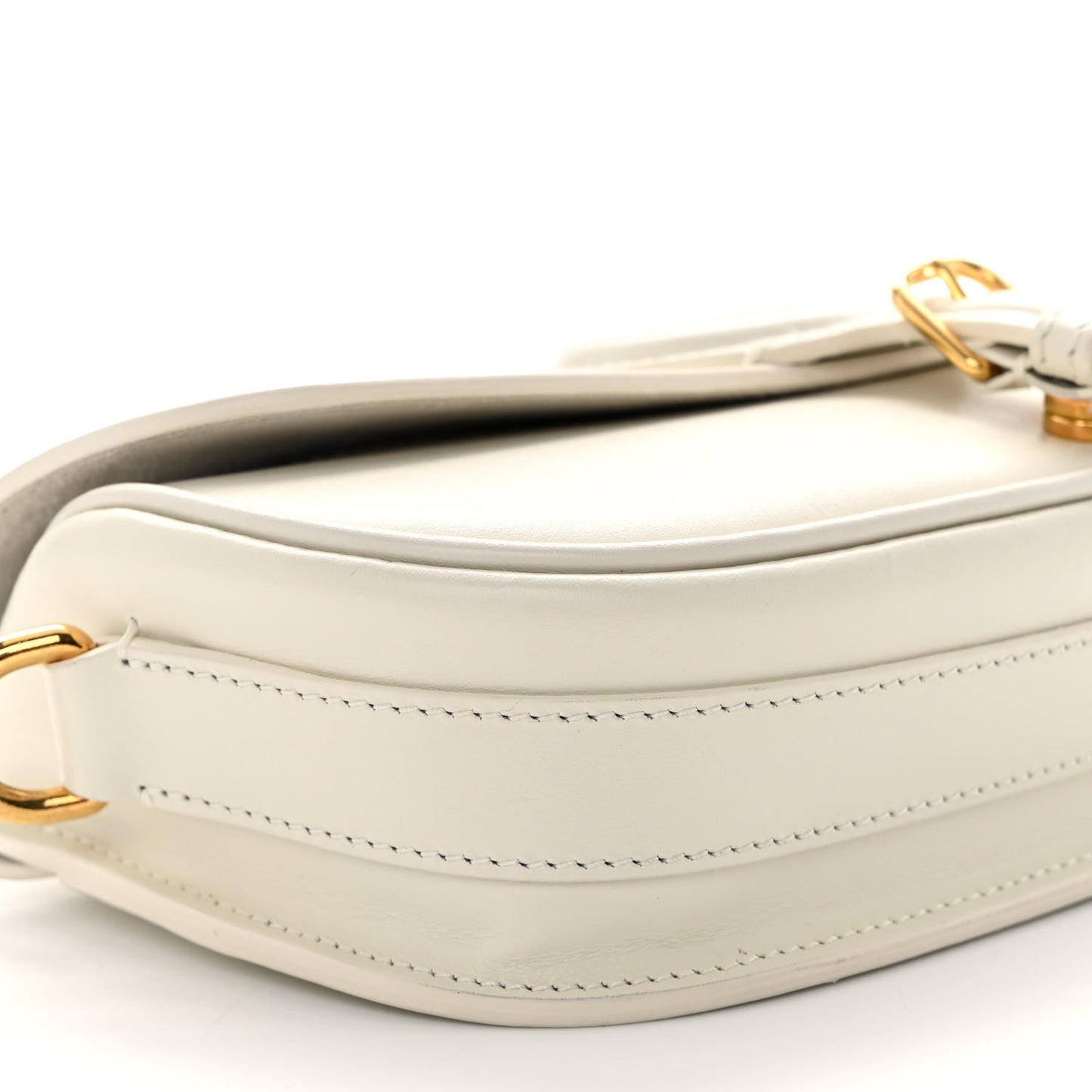 Box Calfskin East West Bobby Bag Latte