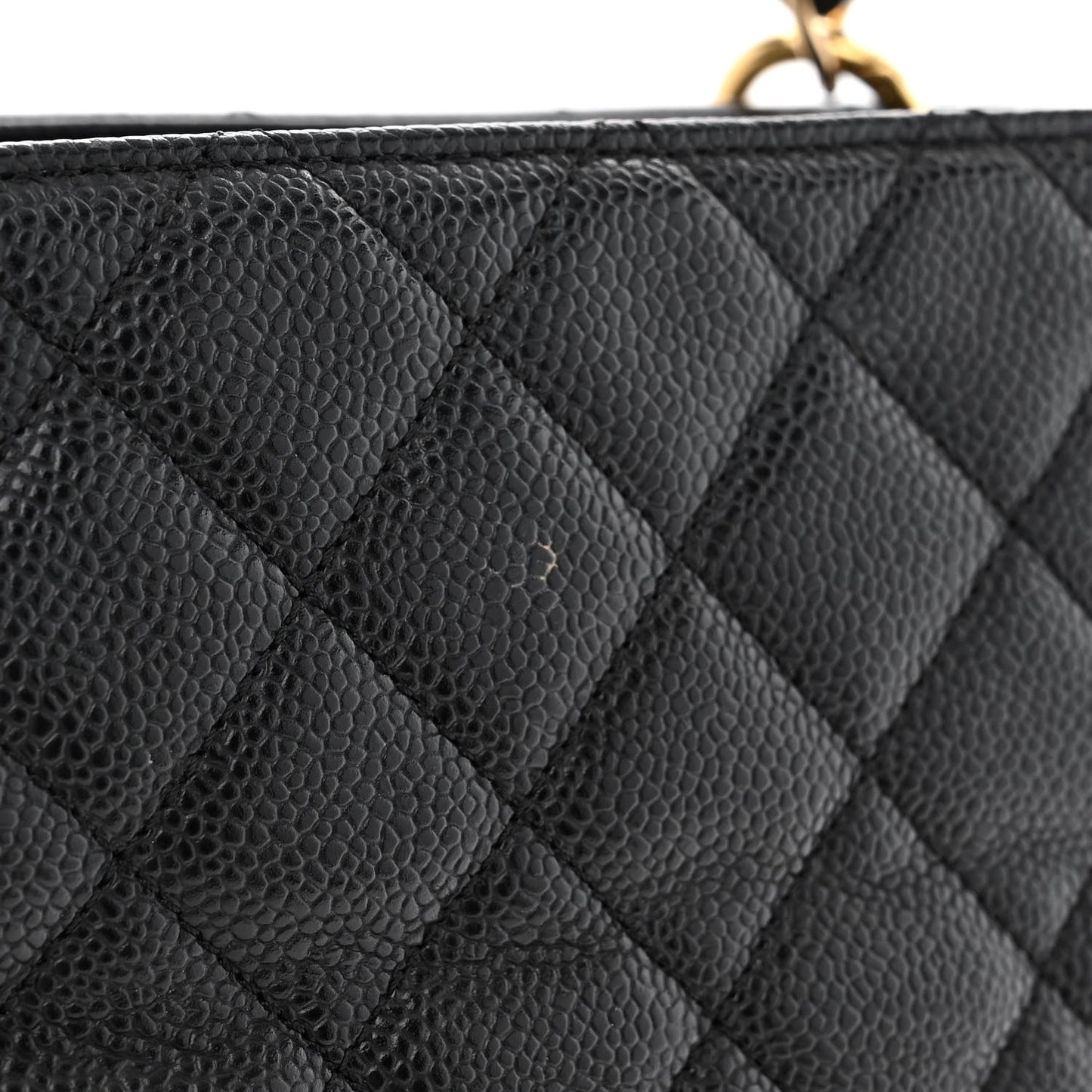 Caviar Quilted Petit Timeless Tote PTT Black
