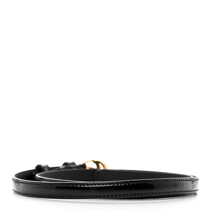 Gucci Patent Double G Thin Belt Black 2 of 6