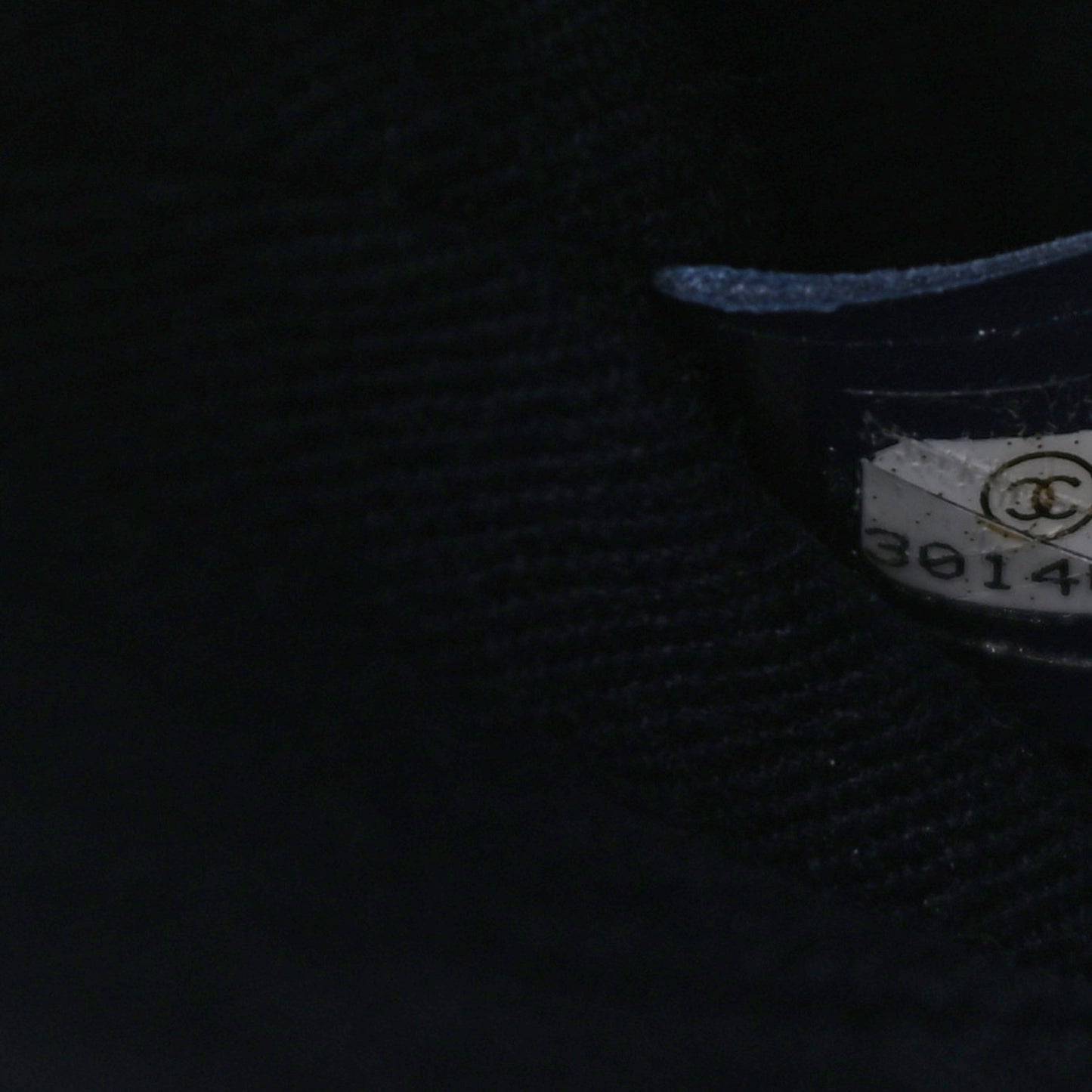 Caviar Quilted Small Coco Handle Flap Navy