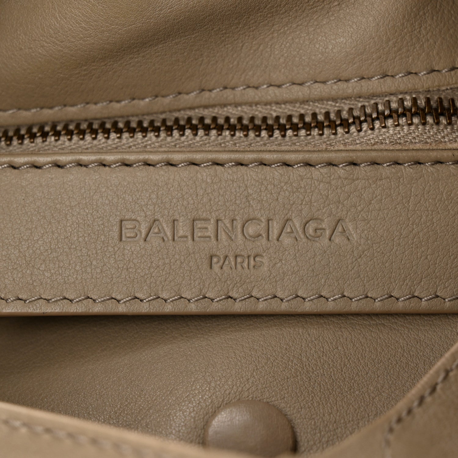 Balenciaga Veau Soyeux Perforated Blackout Hardware City Gris Cendre 6 of 12