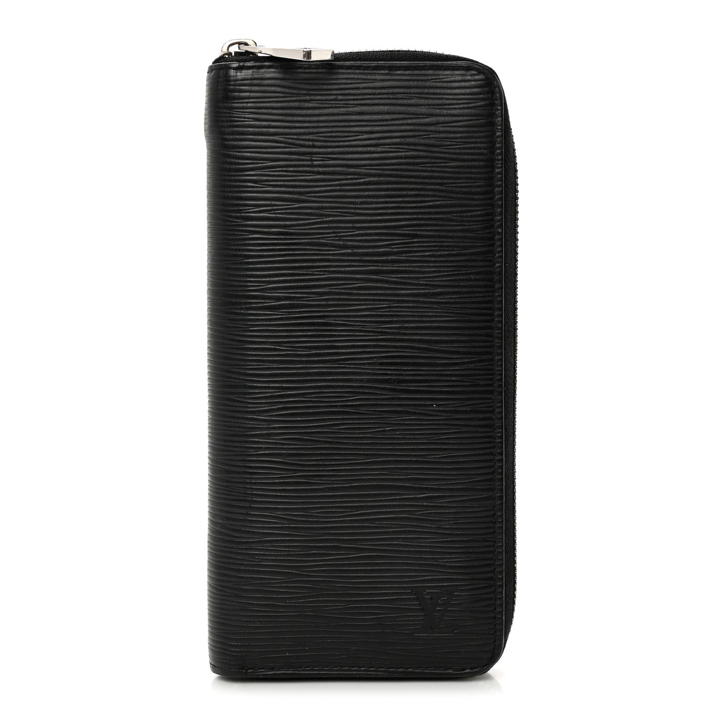 Epi Zippy Vertical Wallet Black