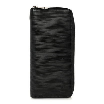 Louis Vuitton Epi Zippy Vertical Wallet Black 1 of 7