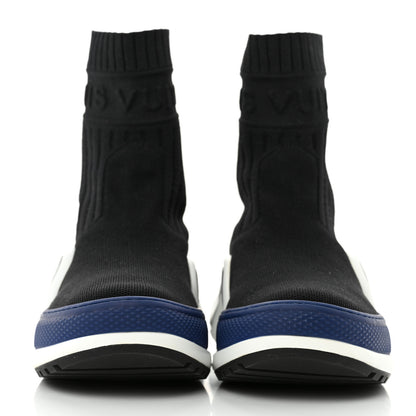 Louis Vuitton Stretch Textile LV Archlight Sneaker Boots 37 Black Blue 2 of 9