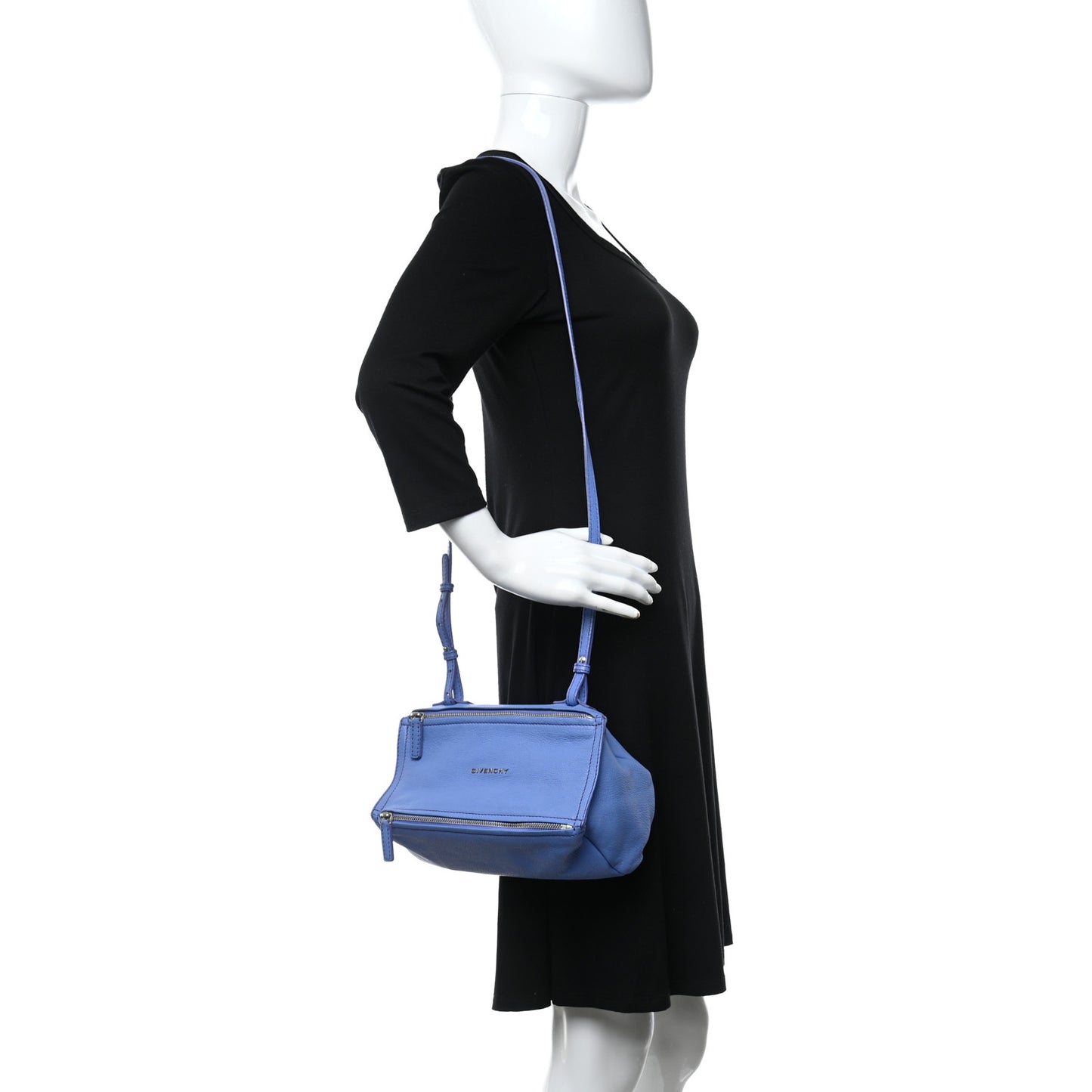 Sugar Goatskin Mini Pandora Blue