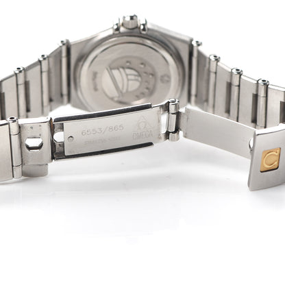 Omega Stainless Steel Diamond Bezel Mother of Pearl 22mm Constellation Quartz Watch 1460.75.00 5 of 5
