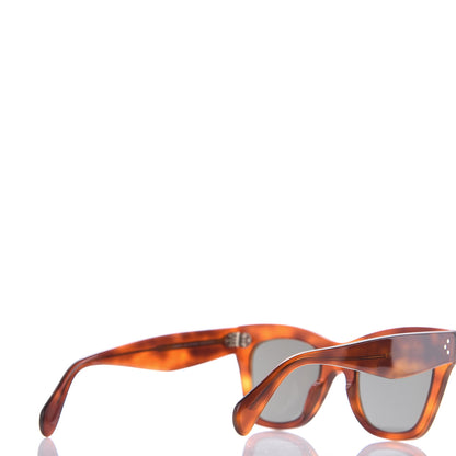 Celine Acetate Polarized Cat Eye Sunglasses CL4004IN Havana 4 of 6