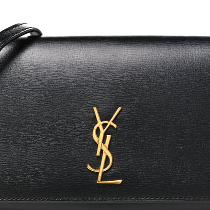Saint Laurent Smooth Calfskin Monogram Phone Holder Crossbody Black 8 of 12
