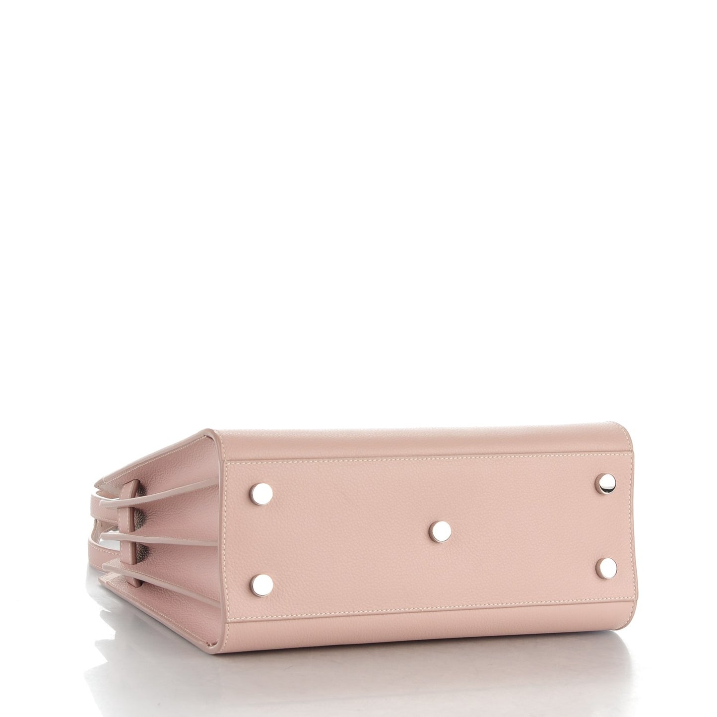 Grained Calfskin Baby Sac De Jour Antique Rose