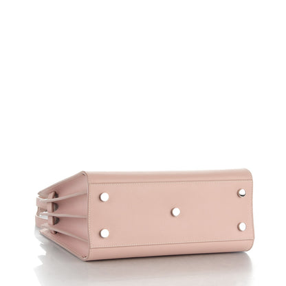Saint Laurent Grained Calfskin Baby Sac De Jour Antique Rose 4 of 8
