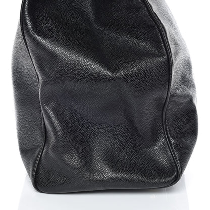 Chanel Caviar XL Weekender Bag Black 14 of 17