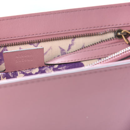 Gucci Calfskin Animalier Shoulder Bag Green Pink 9 of 10