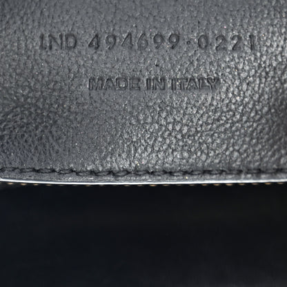 Saint Laurent Calfskin Y Quilted Monogram Small Loulou Chain Satchel Black 8 of 11