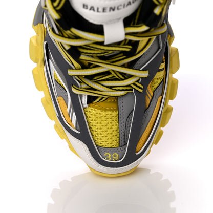 Balenciaga Mesh Nylon Womens Track Sneakers 39 Jaune Black White 19 of 19