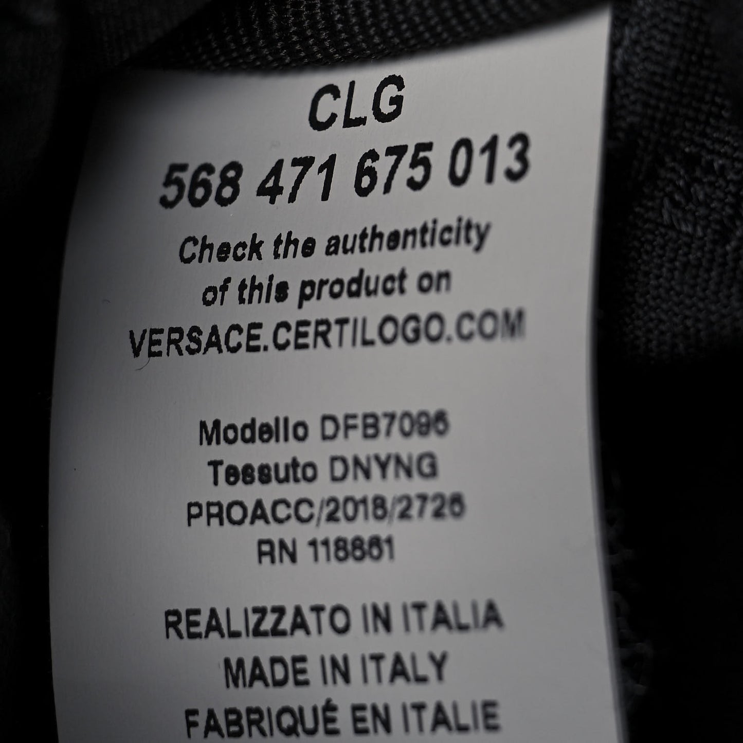 Nylon Palazzo Medusa Belt Bag Black