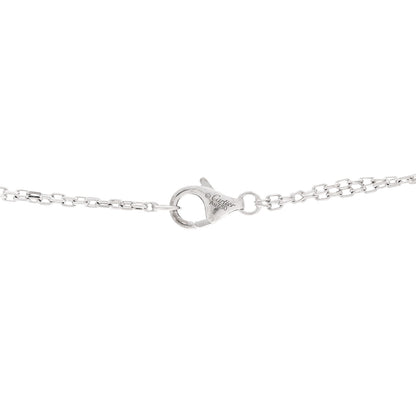 Cartier 18K White Gold 2 Diamond LOVE Necklace 4 of 5
