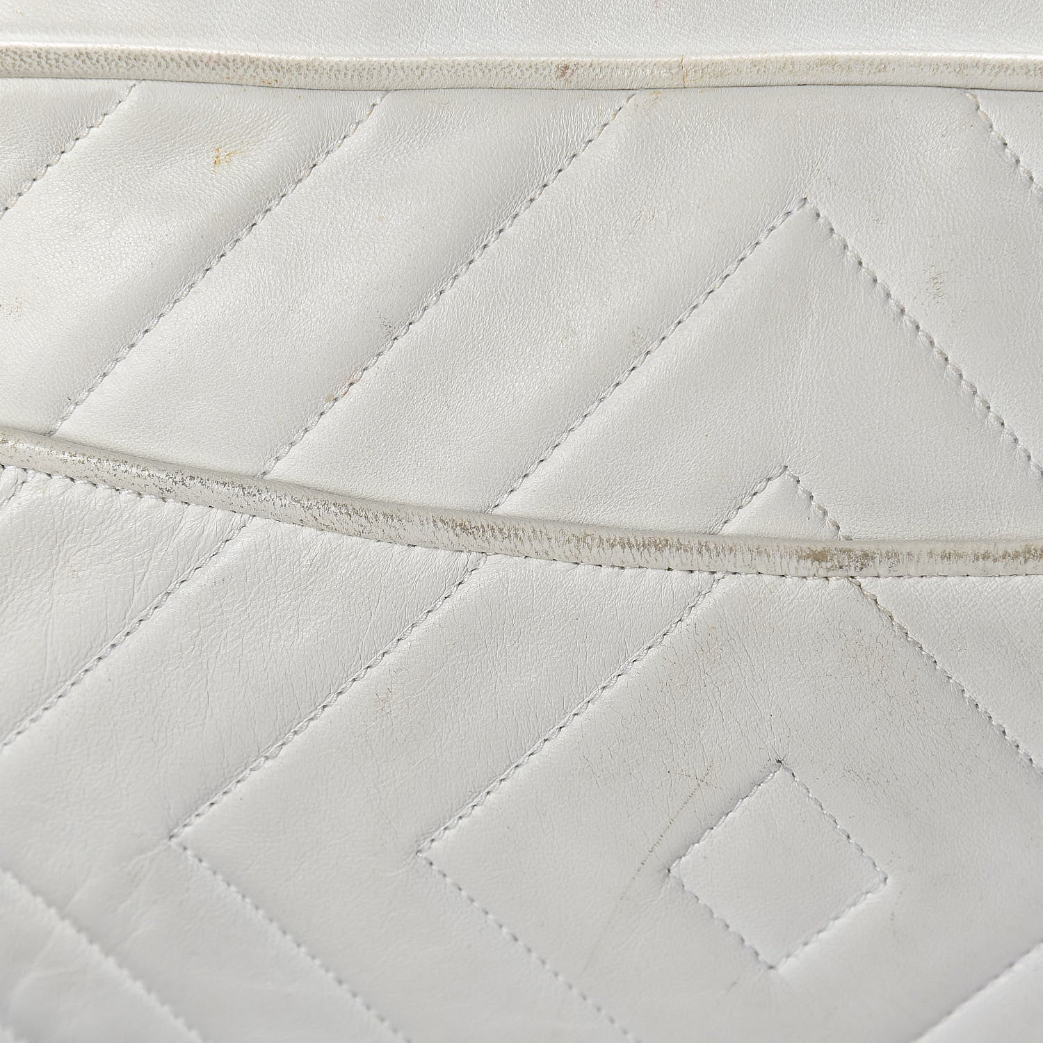 Chanel Lambskin Chevron Tassel Camera Case White 18 of 18