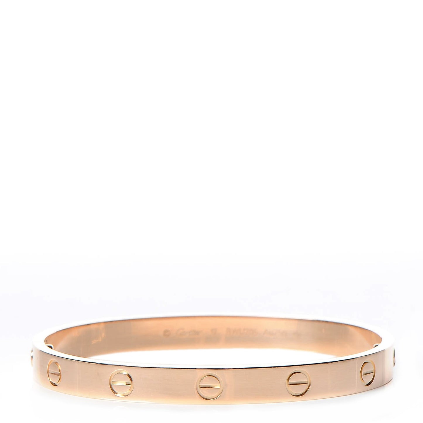 18K Pink Gold LOVE Bracelet 17