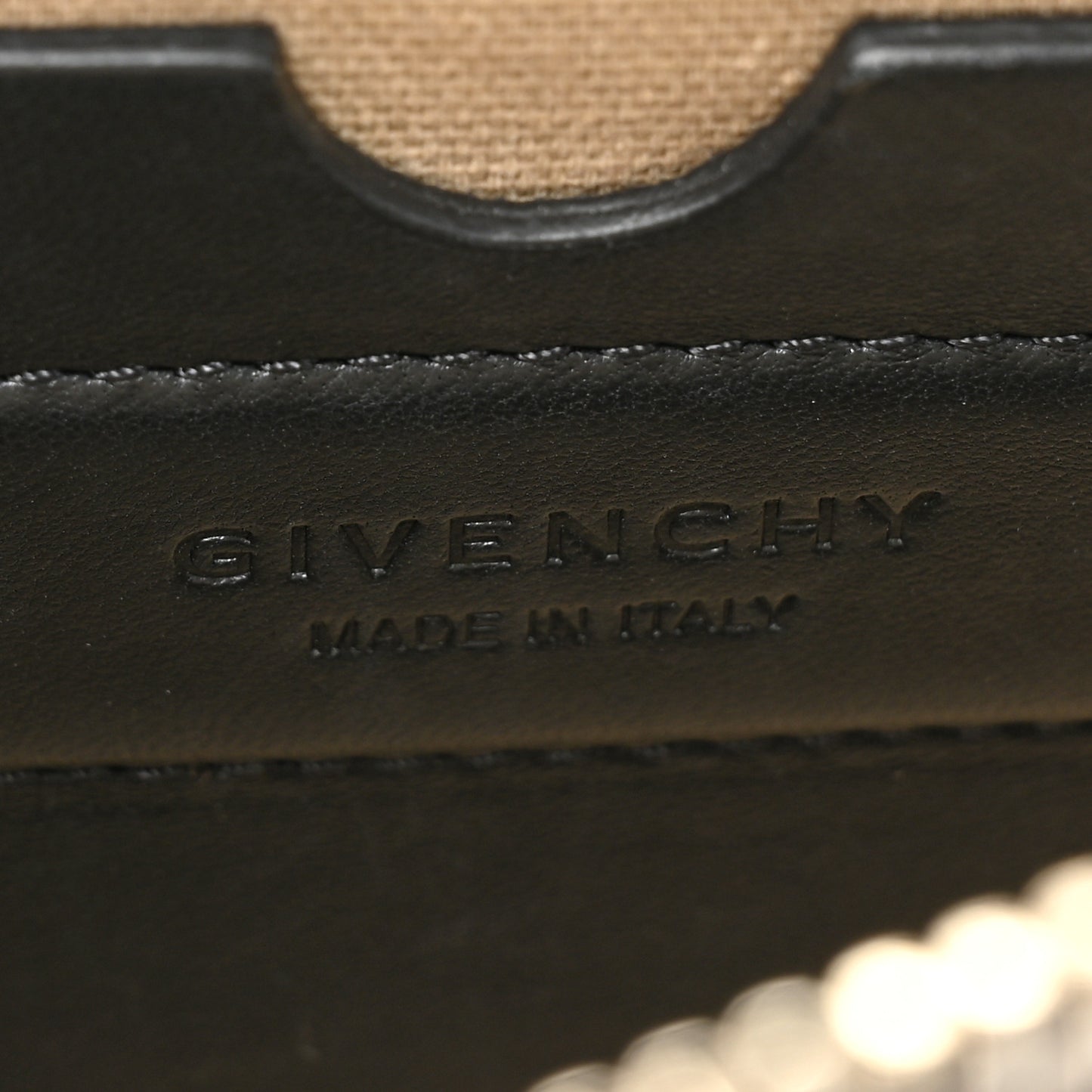 Calfskin Crocodile Embossed Nano Antigona Black