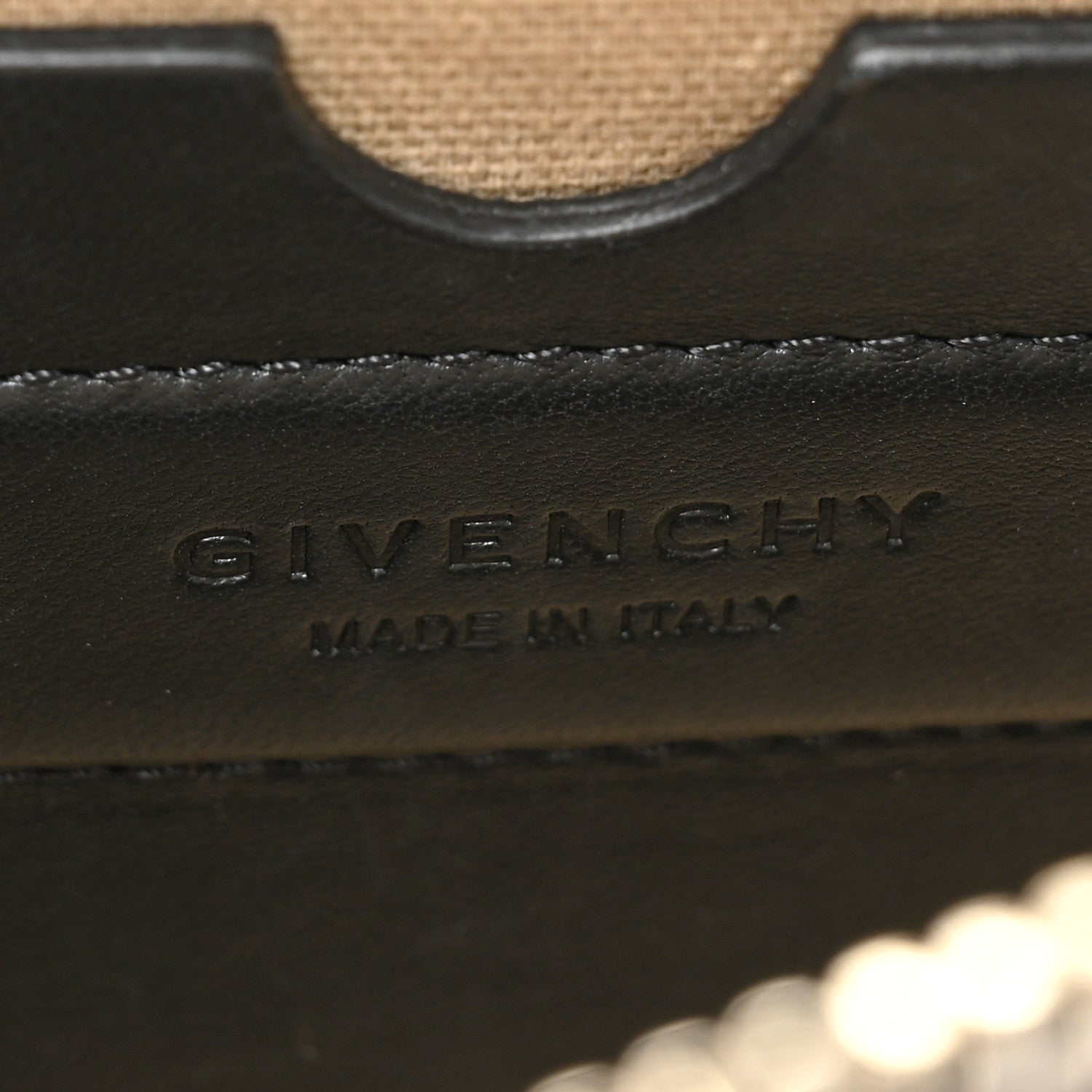 Givenchy Calfskin Crocodile Embossed Nano Antigona Black 6 of 10