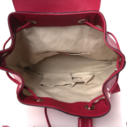Gucci Cellarius Calfskin Medium Bamboo Backpack Petunia 5 of 14