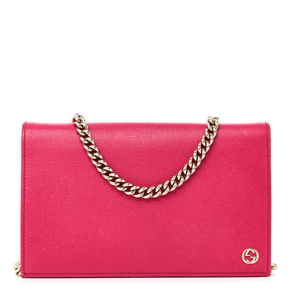 Gucci Textured Calfskin Medium Betty Chain Wallet Blossom 1 of 10