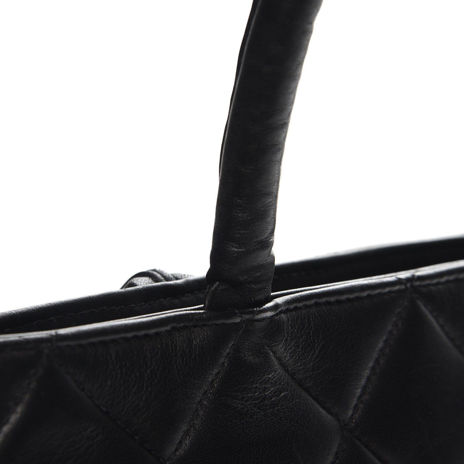 Chanel Lambskin Quilted Medallion Tote Black 10 of 10