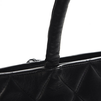 Chanel Lambskin Quilted Medallion Tote Black 10 of 10