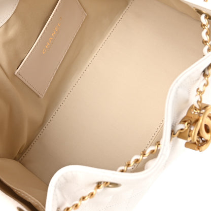 Chanel Caviar Quilted Small Chanel 25 Handbag White 5 of 11