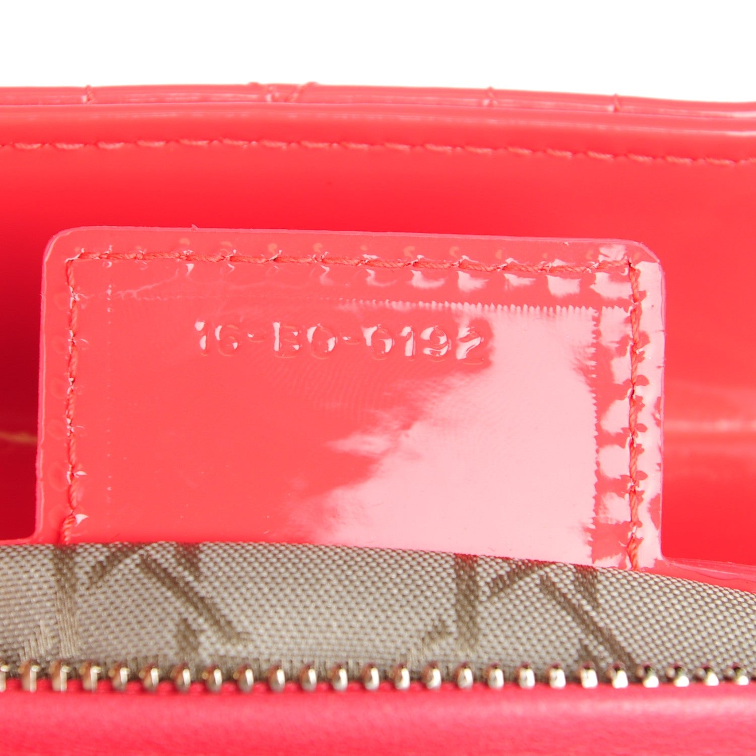 Christian Dior Patent Cannage Medium Lady Dior Light Coral 7 of 7