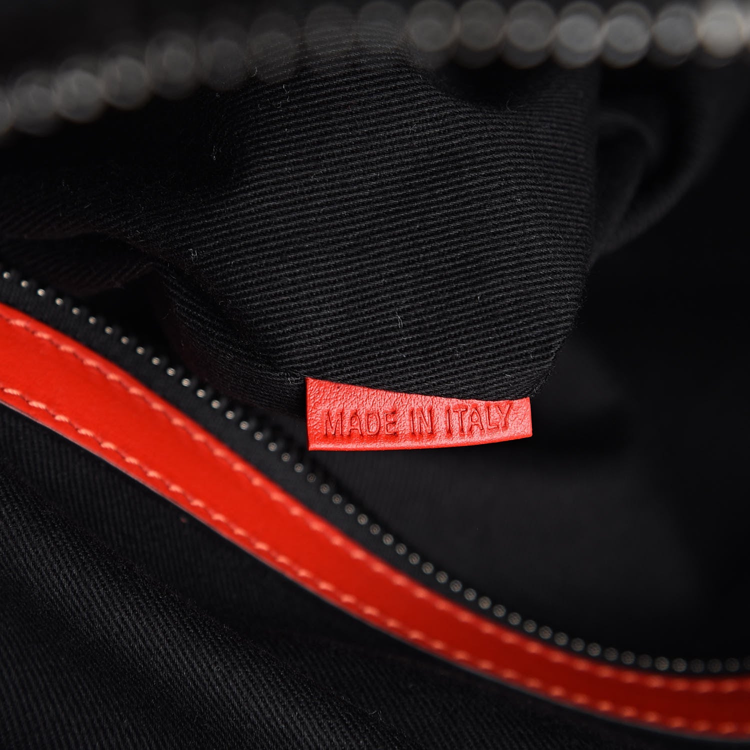 Christian Louboutin Grained Calfskin Studded Duffle Black 7 of 11