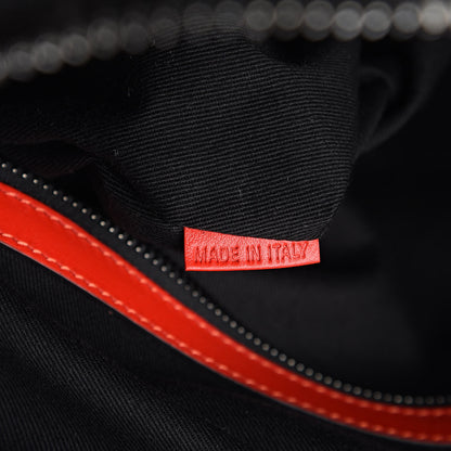 Christian Louboutin Grained Calfskin Studded Duffle Black 7 of 11