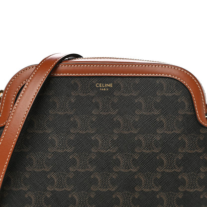 Celine Triomphe Canvas Small Camera Bag Tan 8 of 12