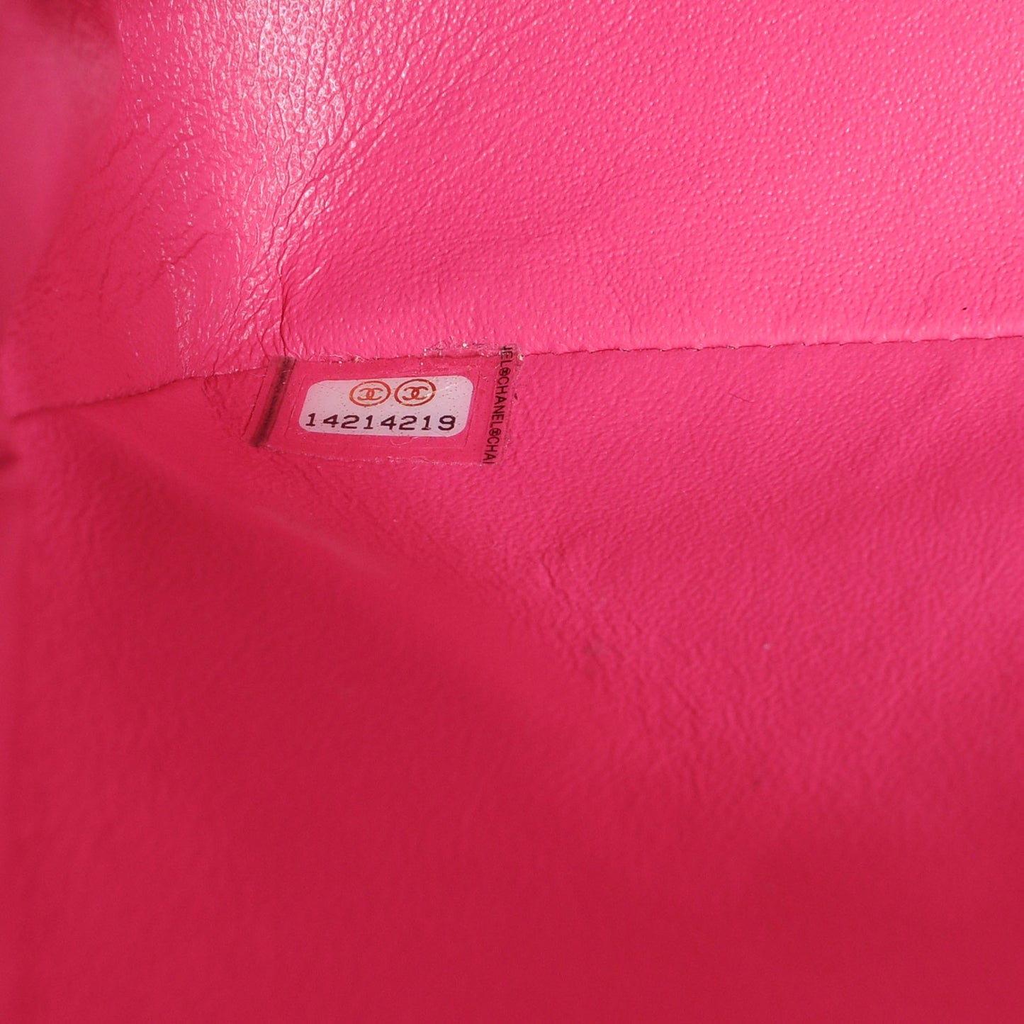 Patent Quilted Medium Double Flap Pink