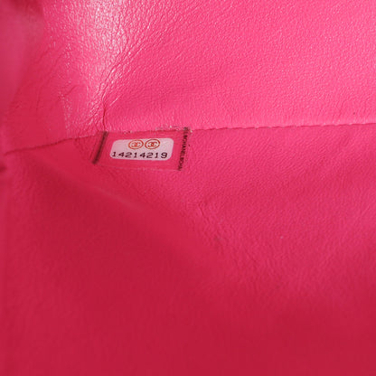 Chanel Patent Quilted Medium Double Flap Pink 6 of 9
