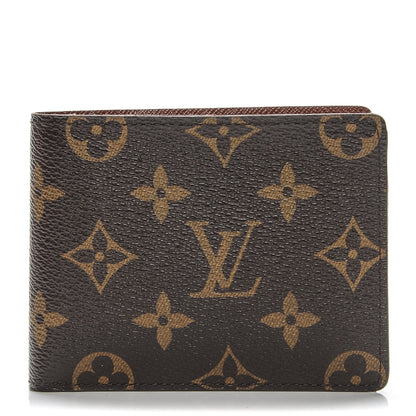 Louis Vuitton Monogram Mens Porte-Billets 3 Card Billfold Wallet 1 of 6