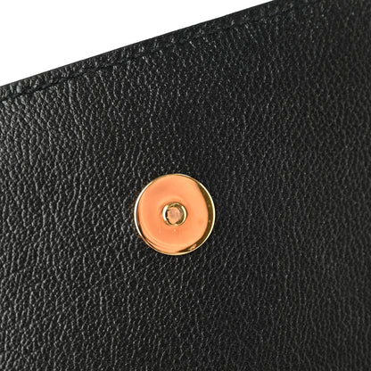 Saint Laurent Calfskin Monogram Large Belle De Jour Clutch Black 8 of 11