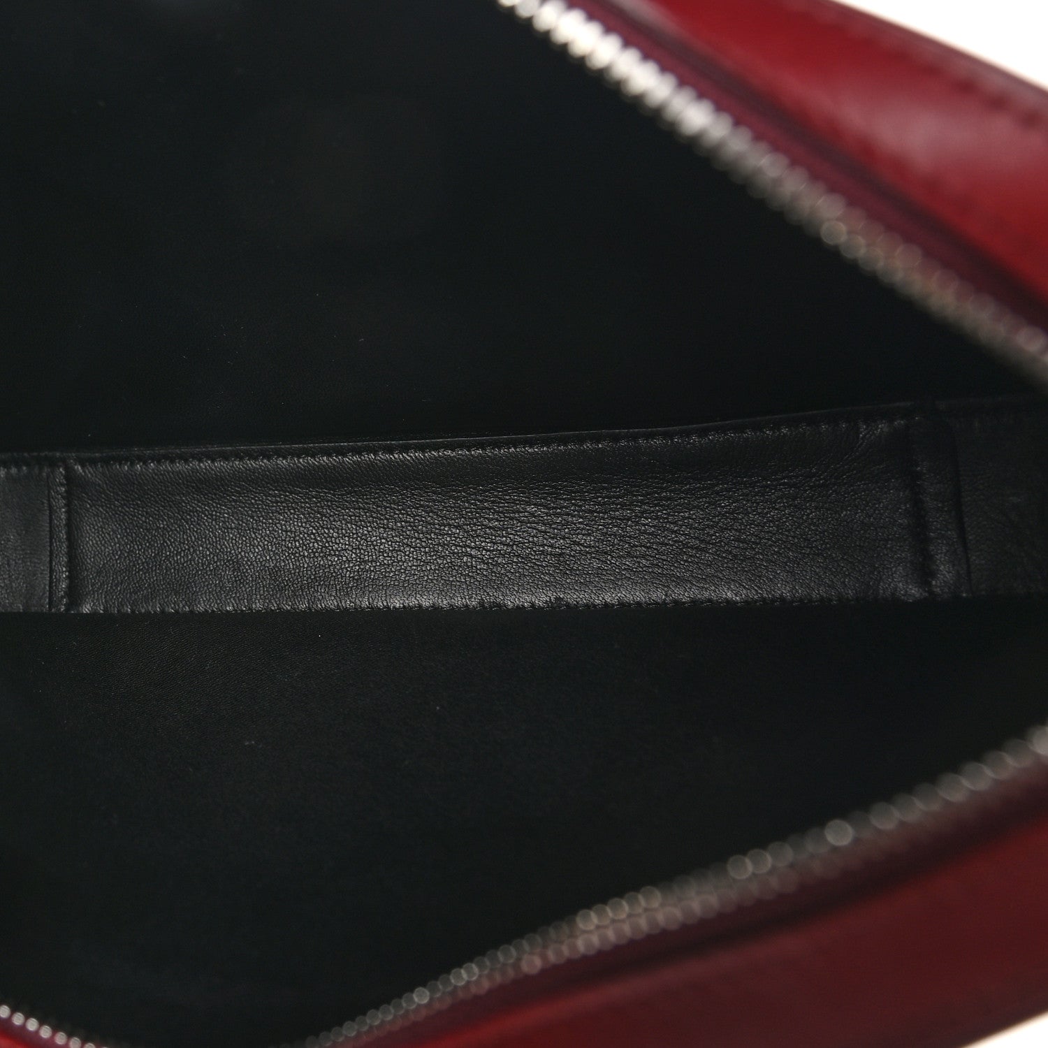 Celine Nappa Calfskin Dragonne Pouch Clutch Rust 5 of 11