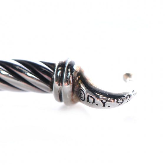 Sterling Silver Diamond 3mm Small Wheaton Bracelet