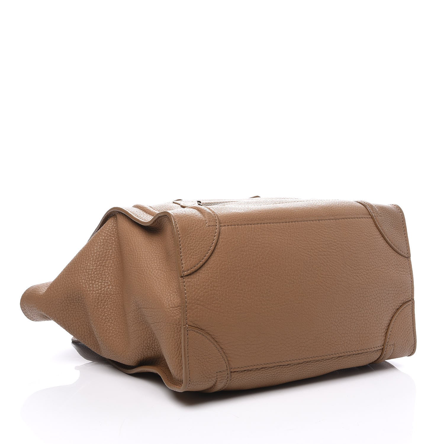 Celine Pebbled Calfskin Mini Luggage Camel 3 of 9
