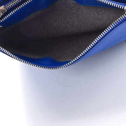 Celine Lambskin Small Trio Crossbody Bag Electric Blue 5 of 10